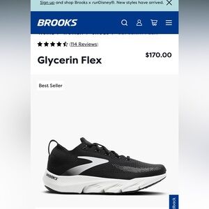 Brooks Glycerin plus sz 8 w new in box